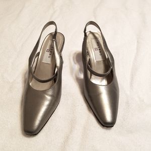 Pesaro silver heels